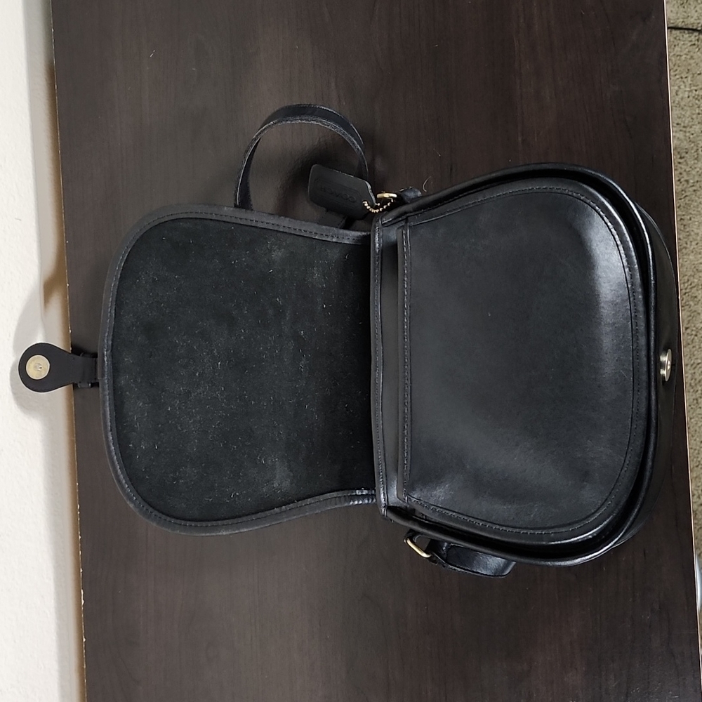 SOLD Vintage Coach Saddle Bag #9851 - Picture 12 of 14